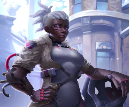 Sojourn (Overwatch) video game Overwatch 2 HD Desktop Wallpaper | Background Image