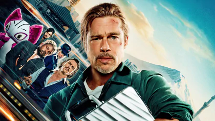 Brad Pitt movie bullet train HD Desktop Wallpaper | Background Image