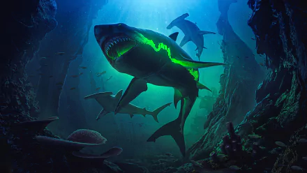 Animal shark HD Desktop Wallpaper | Background Image