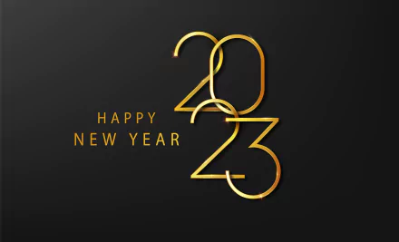 Happy New Year holiday New Year 2023 HD Desktop Wallpaper | Background Image