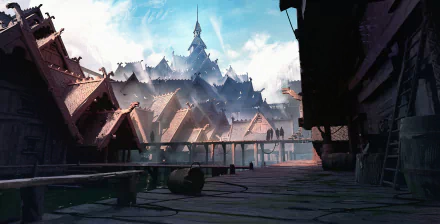  Viking Village by Samuele Bandini