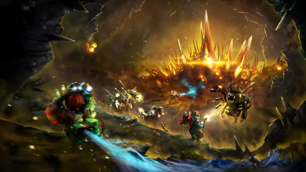 video game Deep Rock Galactic HD Desktop Wallpaper | Background Image