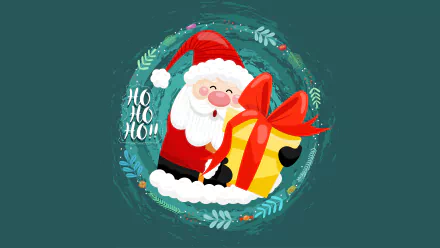 Santa holiday Christmas HD Desktop Wallpaper | Background Image
