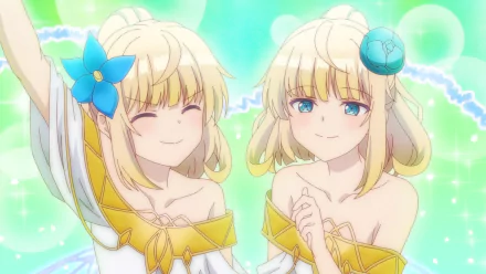 HD anime desktop wallpaper featuring Sora and Runa from Beast Tamer, showcasing vibrant colors and detailed character design.