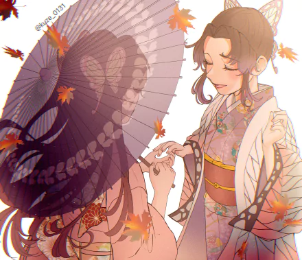 Shinobu Kochou Anime Demon Slayer: Kimetsu no Yaiba HD Desktop Wallpaper | Background Image