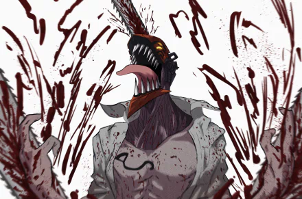 Denji (Chainsaw Man) Anime Chainsaw Man HD Desktop Wallpaper | Background Image