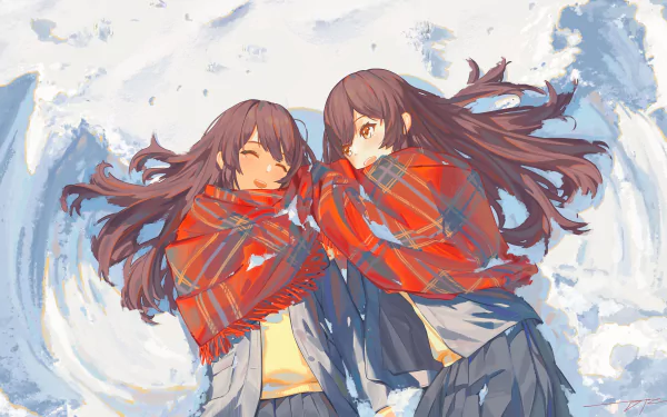 Tenka Osaki Amana Osaki Anime The iDOLM@STER: Shiny Colors HD Desktop Wallpaper | Background Image