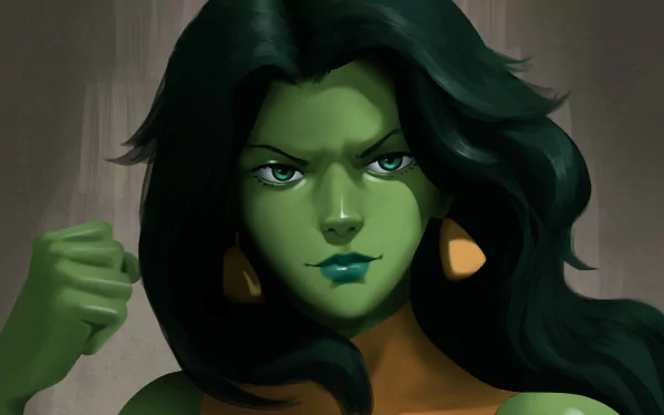Comic She-Hulk HD Desktop Wallpaper | Background Image