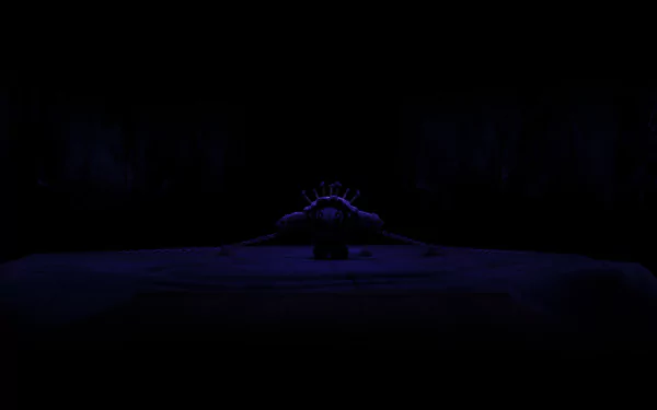 A blue-toned 4K Ultra HD wallpaper featuring Tai Lung, the tiger antagonist from Kung Fu Panda, confined in a dark prison setting.