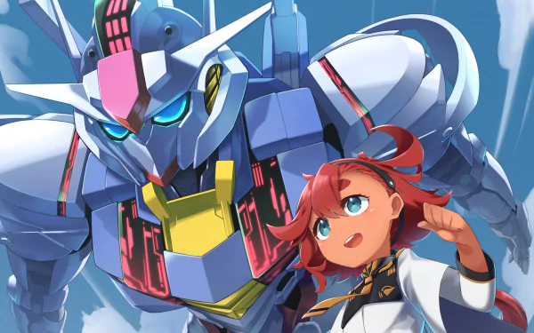 Suletta Mercury Anime Mobile Suit Gundam: The Witch from Mercury HD Desktop Wallpaper | Background Image