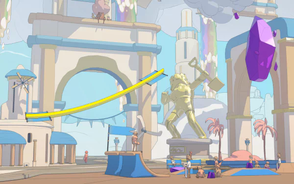 video game OlliOlli World HD Desktop Wallpaper | Background Image