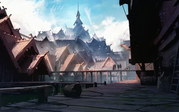  Viking Village by Samuele Bandini