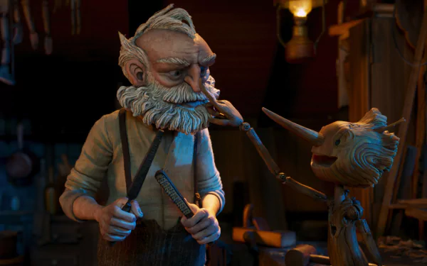 movie Guillermo del Toro's Pinocchio HD Desktop Wallpaper | Background Image
