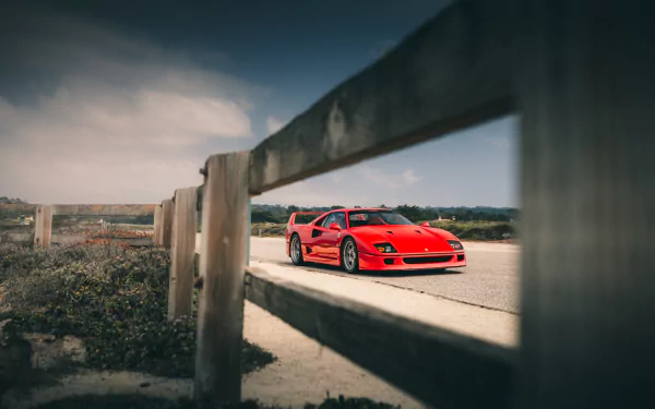 vehicle Ferrari F40 HD Desktop Wallpaper | Background Image