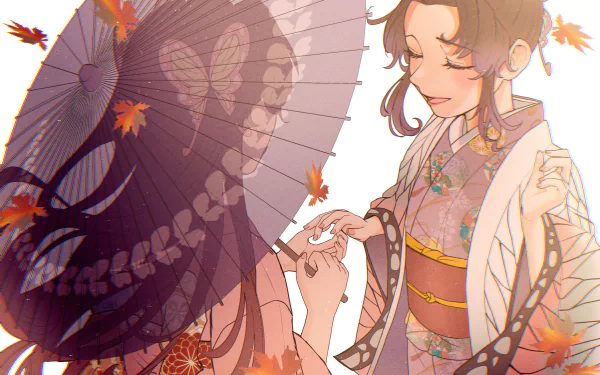 Shinobu Kochou Anime Demon Slayer: Kimetsu no Yaiba HD Desktop Wallpaper | Background Image