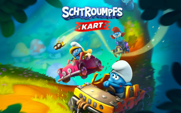 video game Smurfs Kart HD Desktop Wallpaper | Background Image