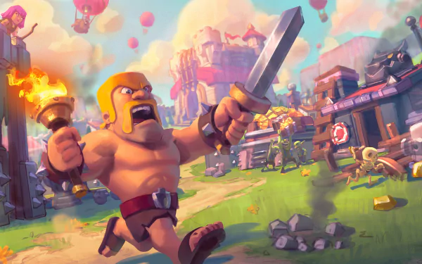 video game Clash Royale HD Desktop Wallpaper | Background Image