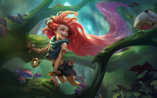 Video Game League Of Legends Zoe HD Wallpaper | Background Image