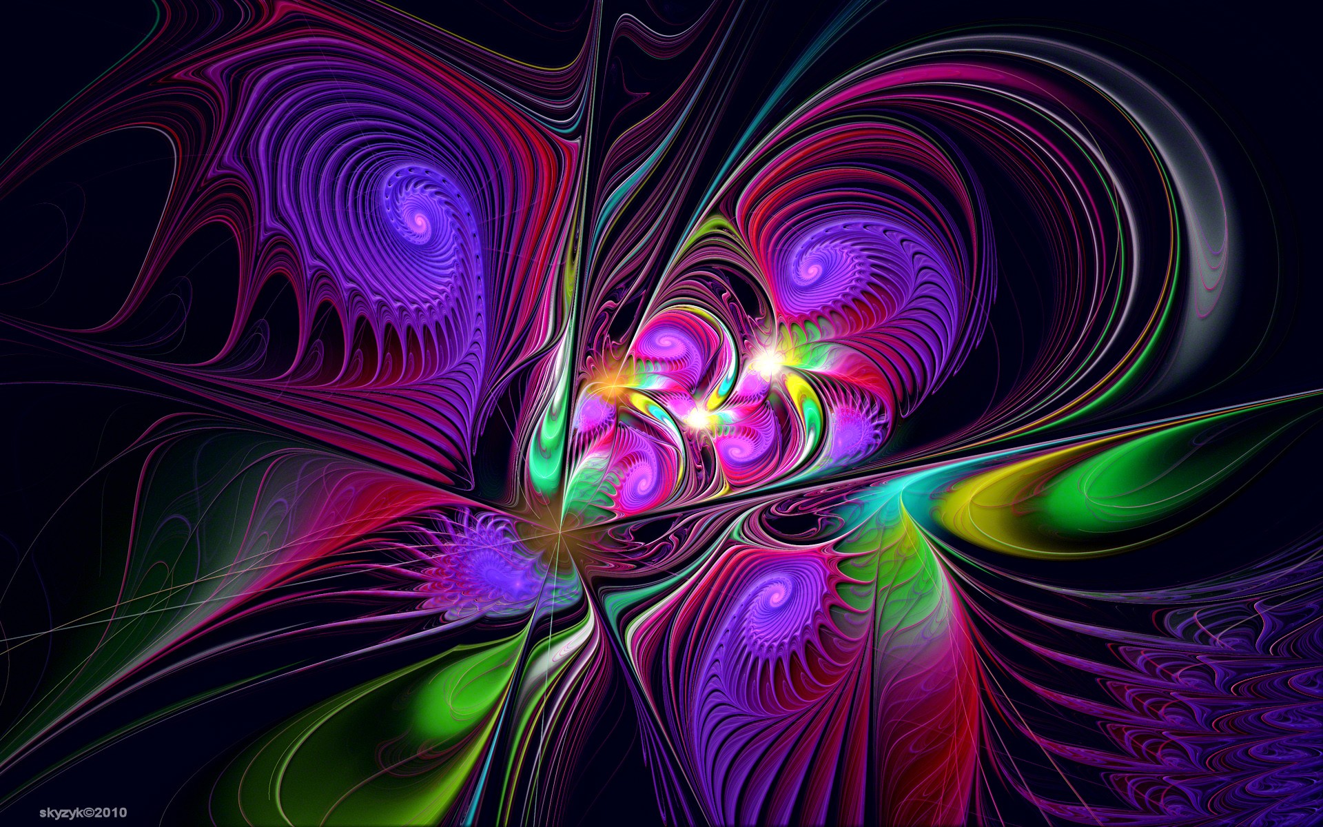 Colorful abstract design perfect for desktop wallpaper.