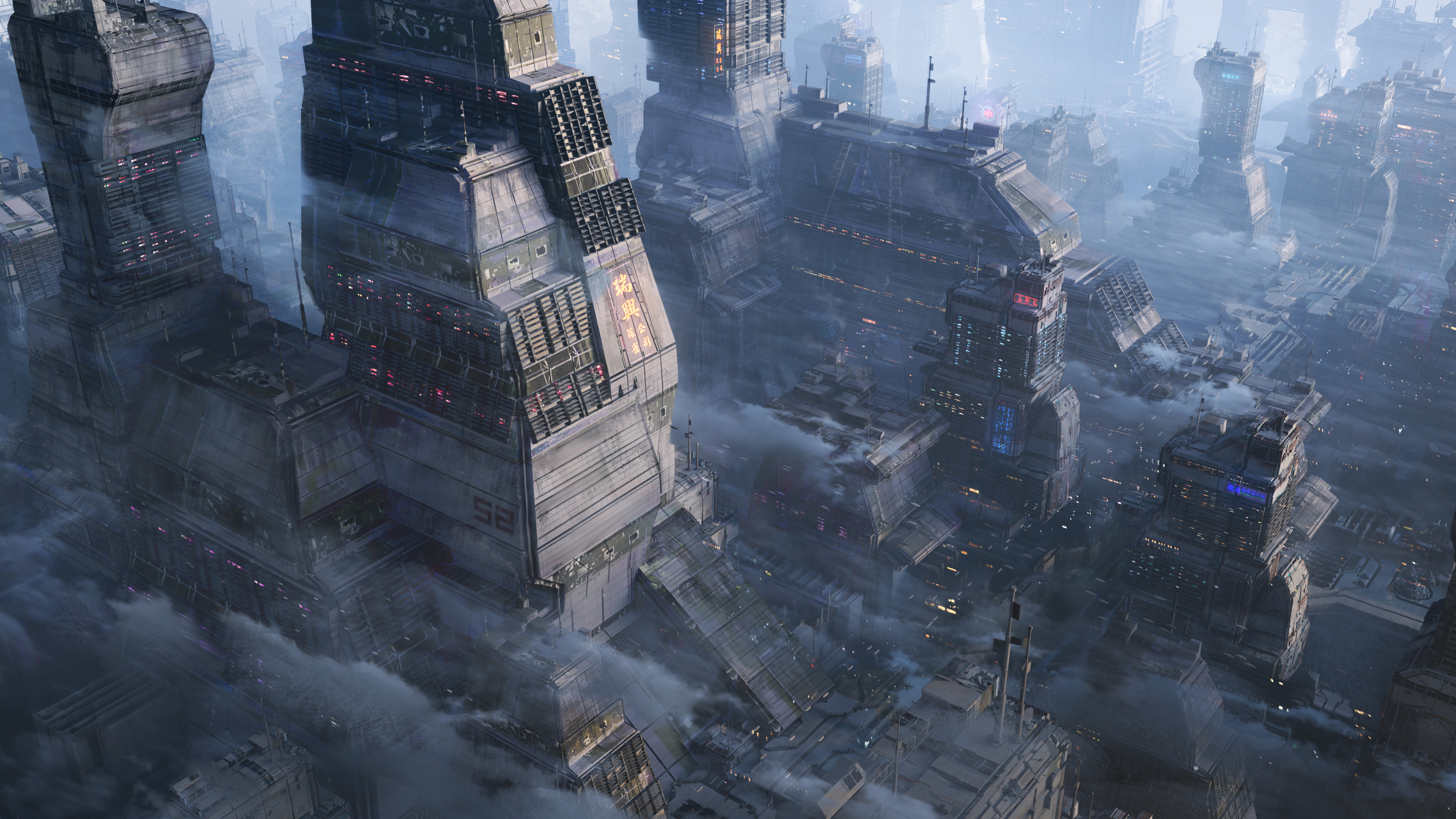 Download Sci Fi City Sci Fi City HD Wallpaper by Job Menting