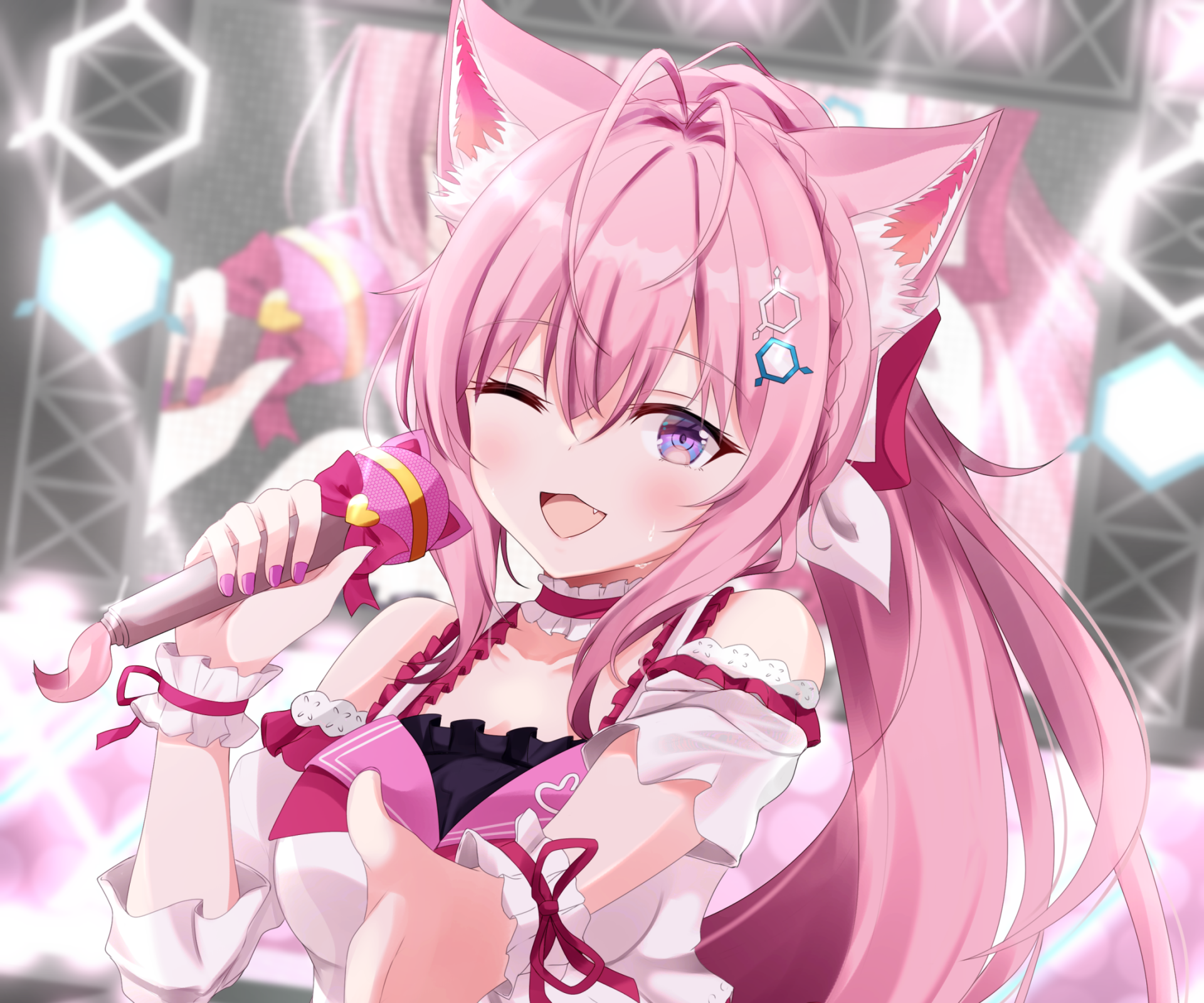 Download Hololive Hakui Koyori Anime Virtual Youtuber HD Wallpaper by kamesys