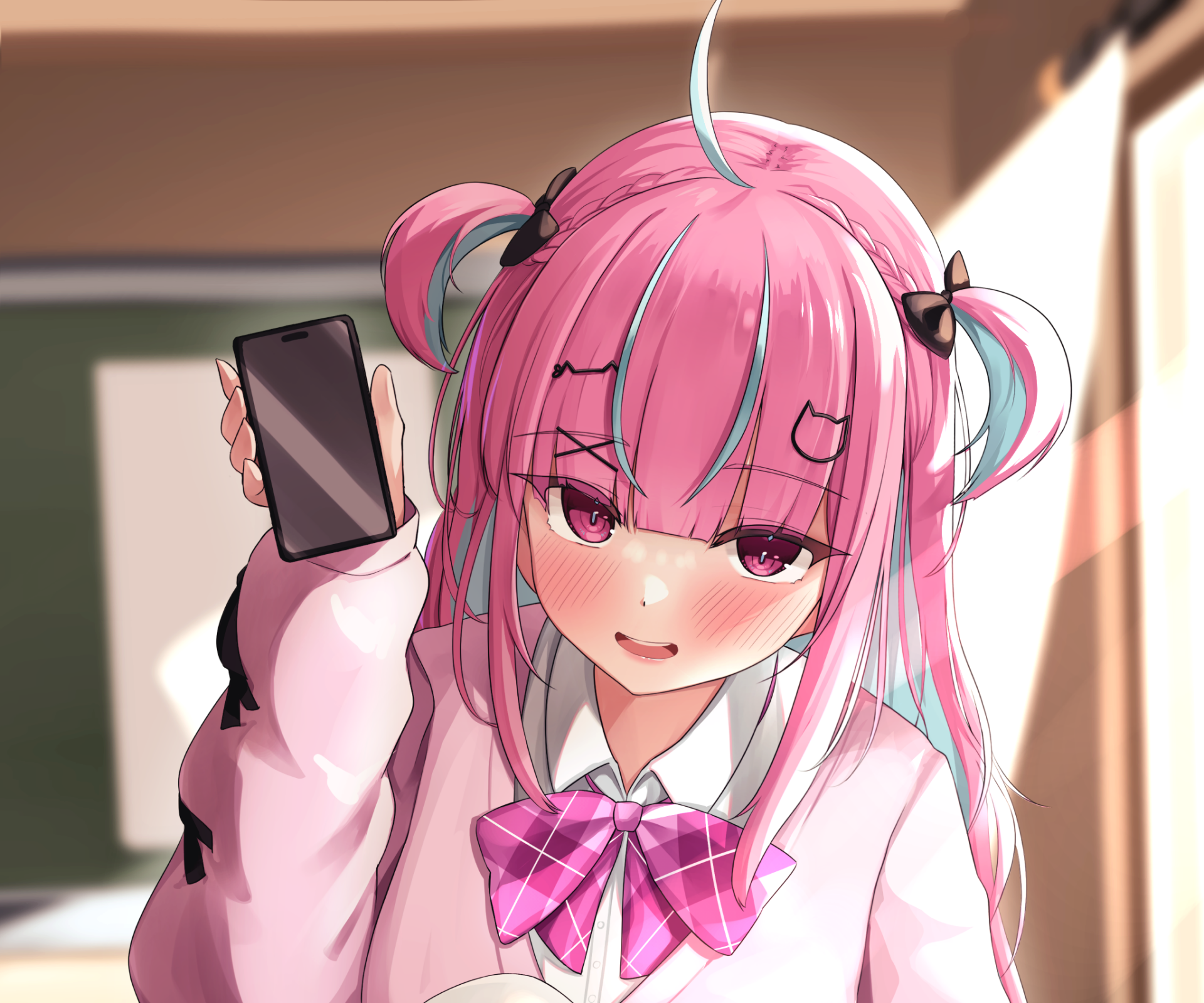 Download Hololive Minato Aqua Anime Virtual Youtuber HD Wallpaper by DARAN9