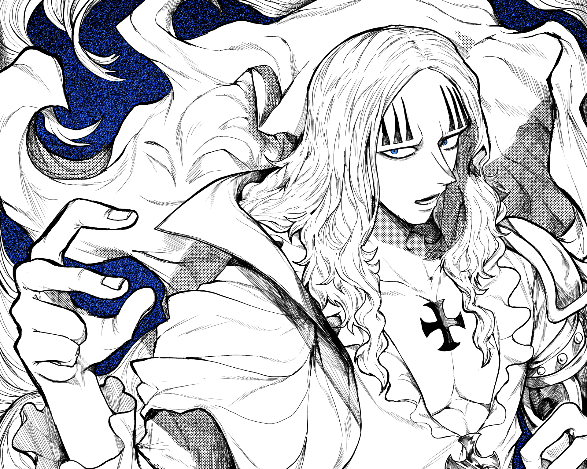 Download Basil Hawkins Anime One Piece HD Wallpaper by 四海紫郎