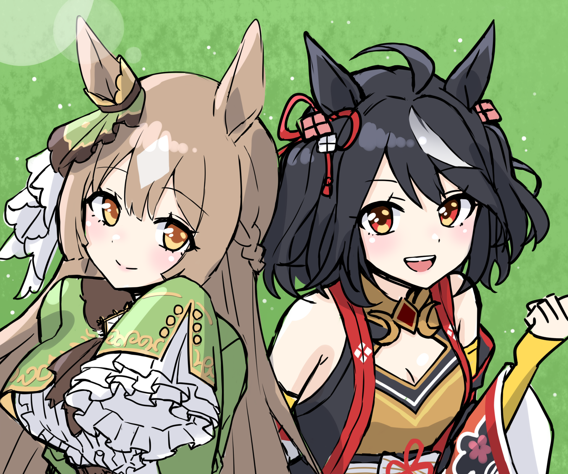 Download Satono Diamond Kitasan Black Anime Uma Musume: Pretty Derby HD Wallpaper