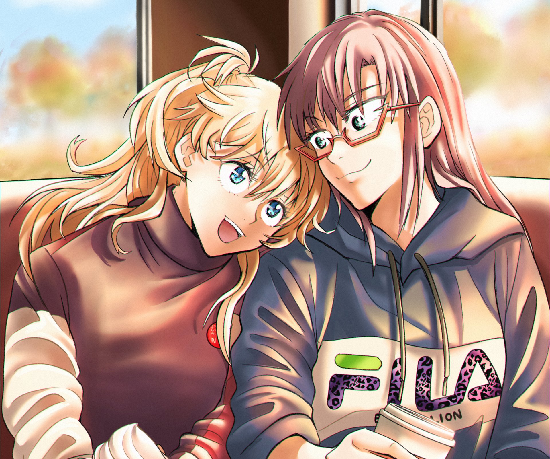 Download Asuka Langley Sohryu Mari Makinami Illustrious Anime Neon Genesis Evangelion HD Wallpaper by kai2γ