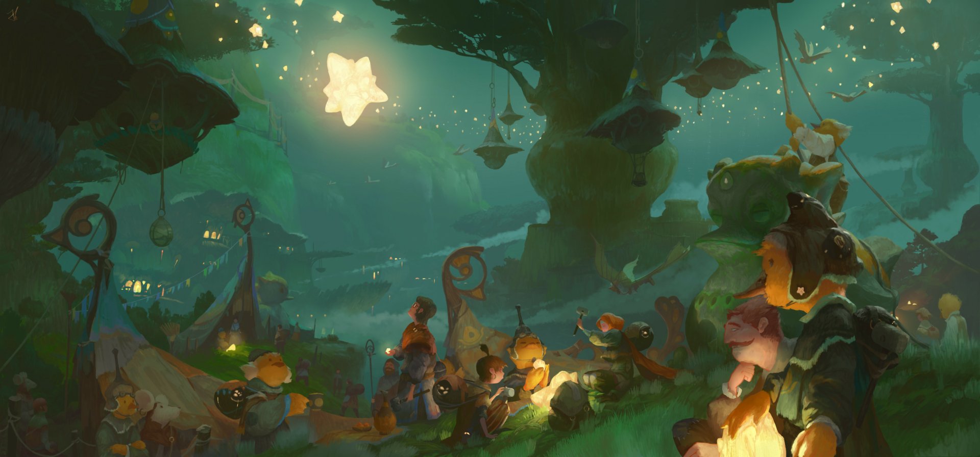 Download Fantasy People HD Wallpaper by Claud Z