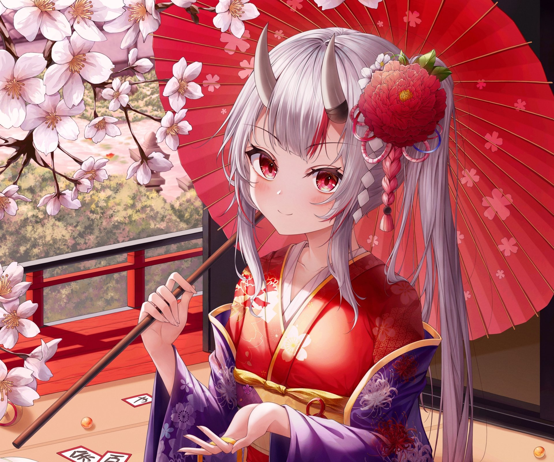 Download Hololive Nakiri Ayame Anime Virtual Youtuber 4k Ultra HD Wallpaper by ichizon