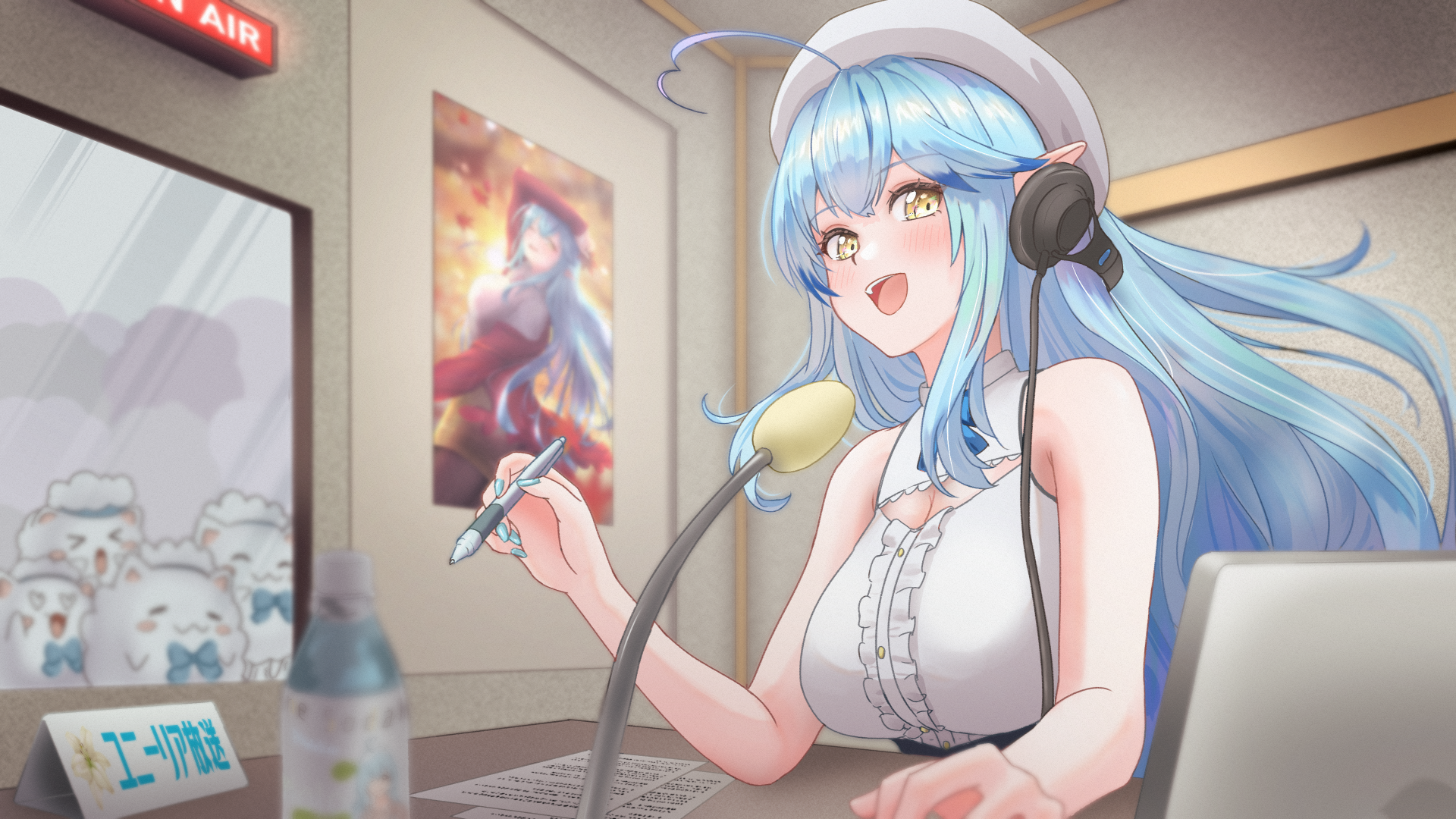 Download Yukihana Lamy Hololive Anime Puella Magi Madoka Magica 4k Ultra HD Wallpaper by tatataecho