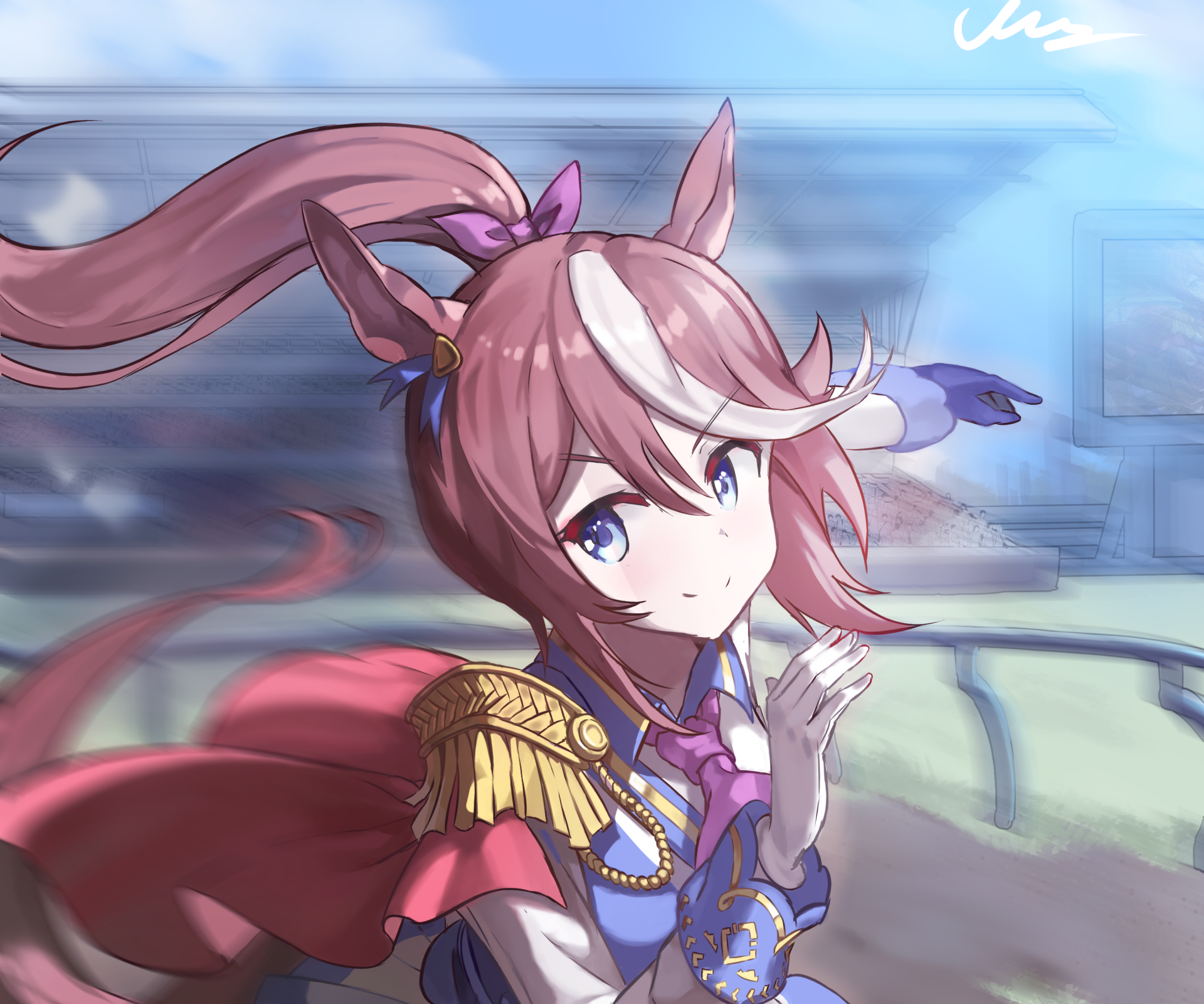 Download Tokai Teio Anime Uma Musume: Pretty Derby HD Wallpaper