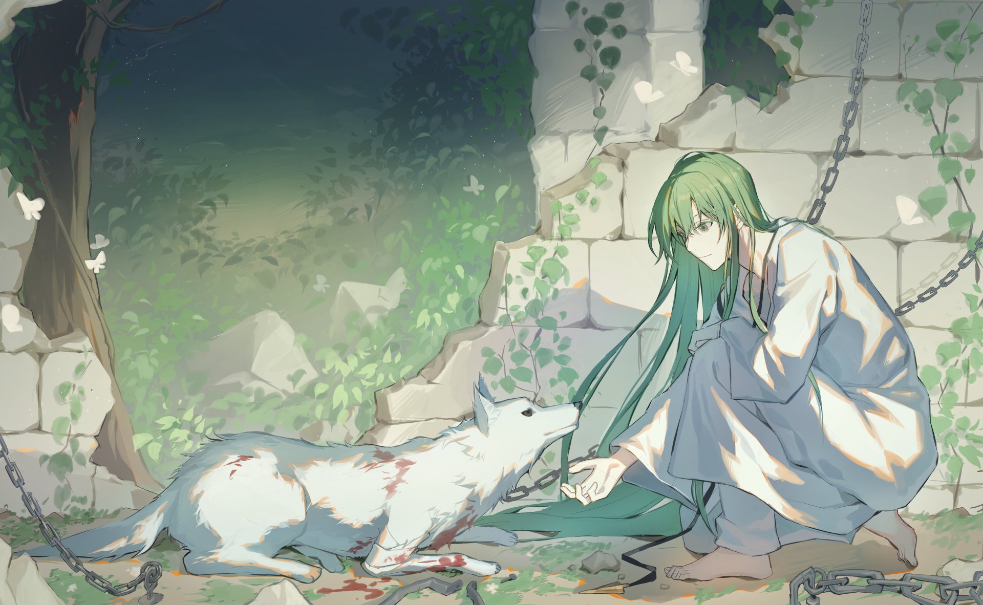 Download Wolf (Fate/strange Fake) Lancer (Fate/strange Fake) Anime Fate/strange Fake 4k Ultra HD Wallpaper