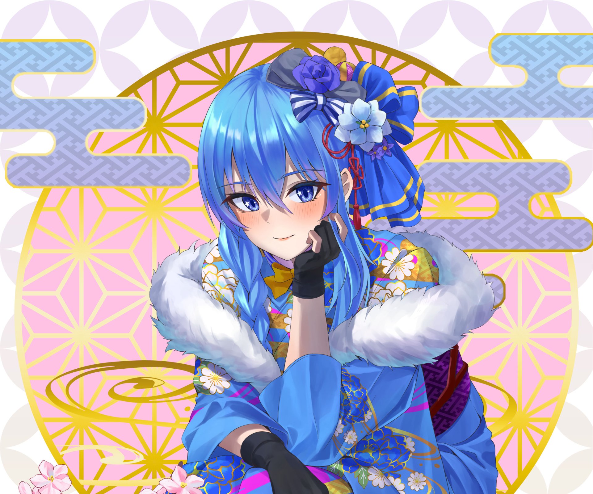 Download Hololive Hoshimachi Suisei Anime Virtual Youtuber HD Wallpaper by Chakuma