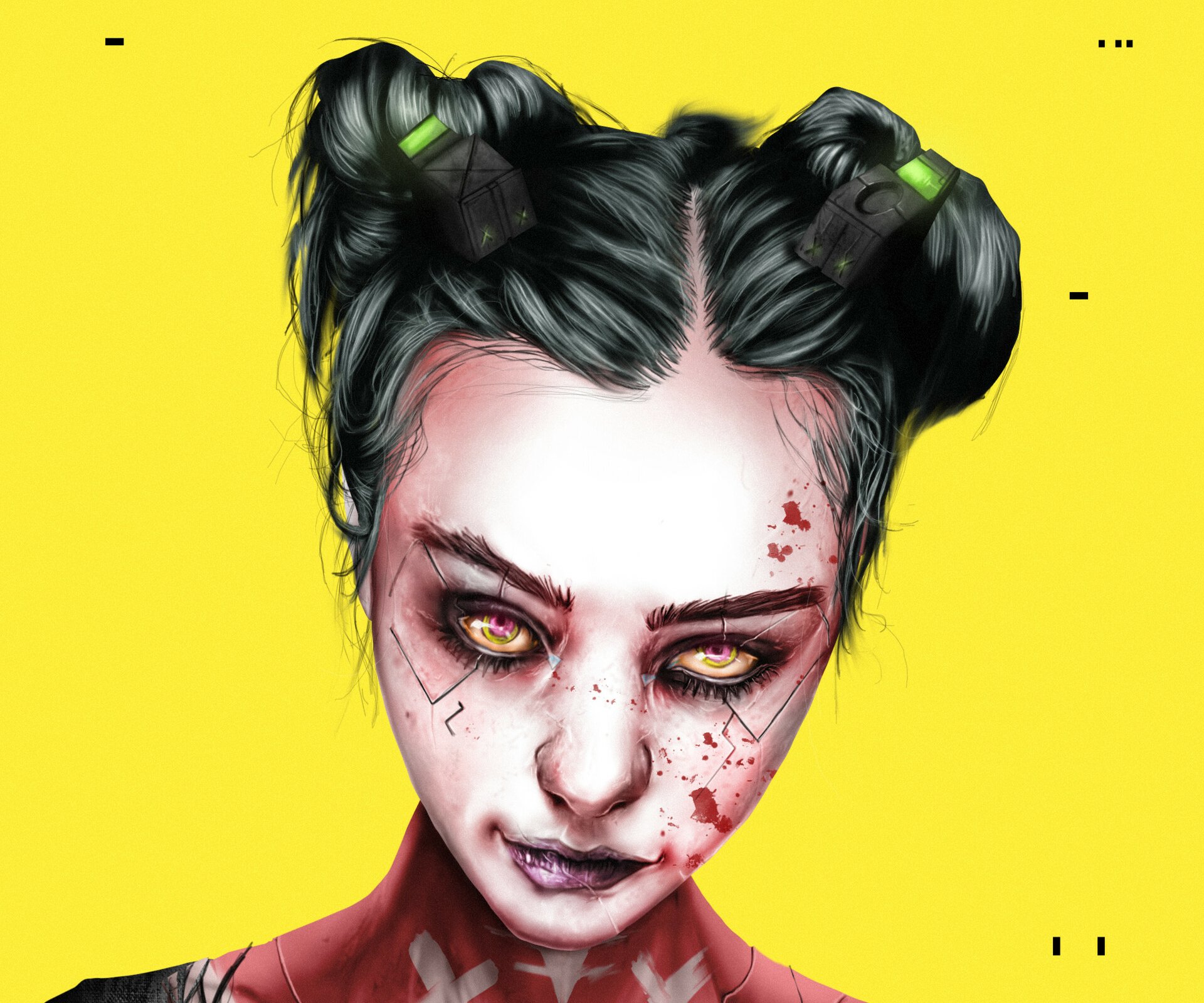 Download Rebecca (Cyberpunk: Edgerunners) Anime Cyberpunk: Edgerunners HD Wallpaper by Lucas Machado