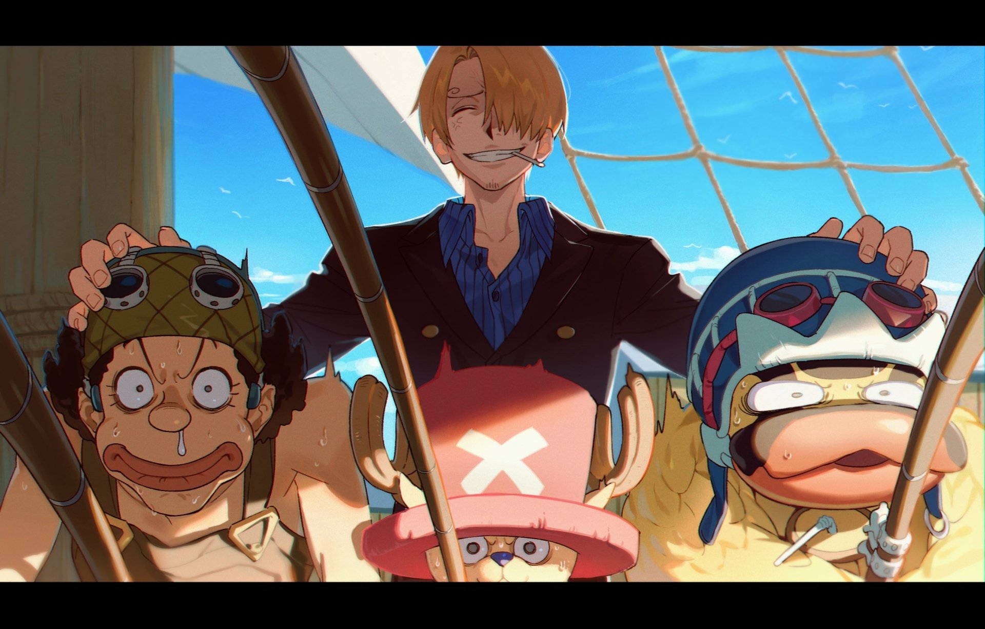 Download Sanji (One Piece) Tony Tony Chopper Usopp (One Piece) HD