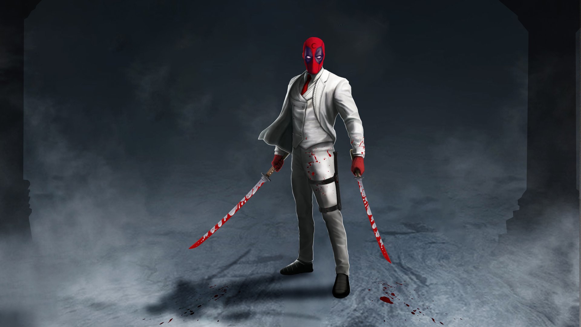 Moon Knight X Deadpool by erART