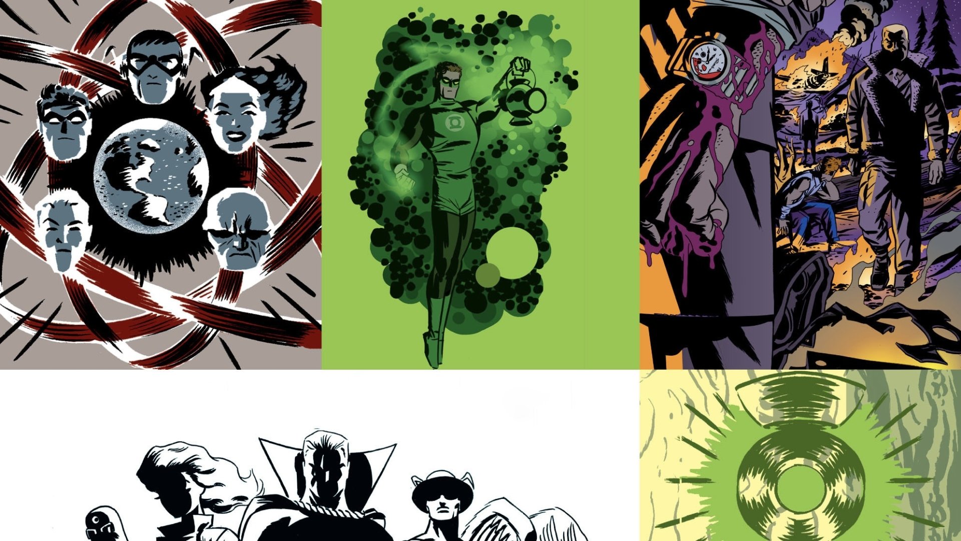 Download Comic DC: The New Frontier HD Wallpaper by Darwyn Cooke