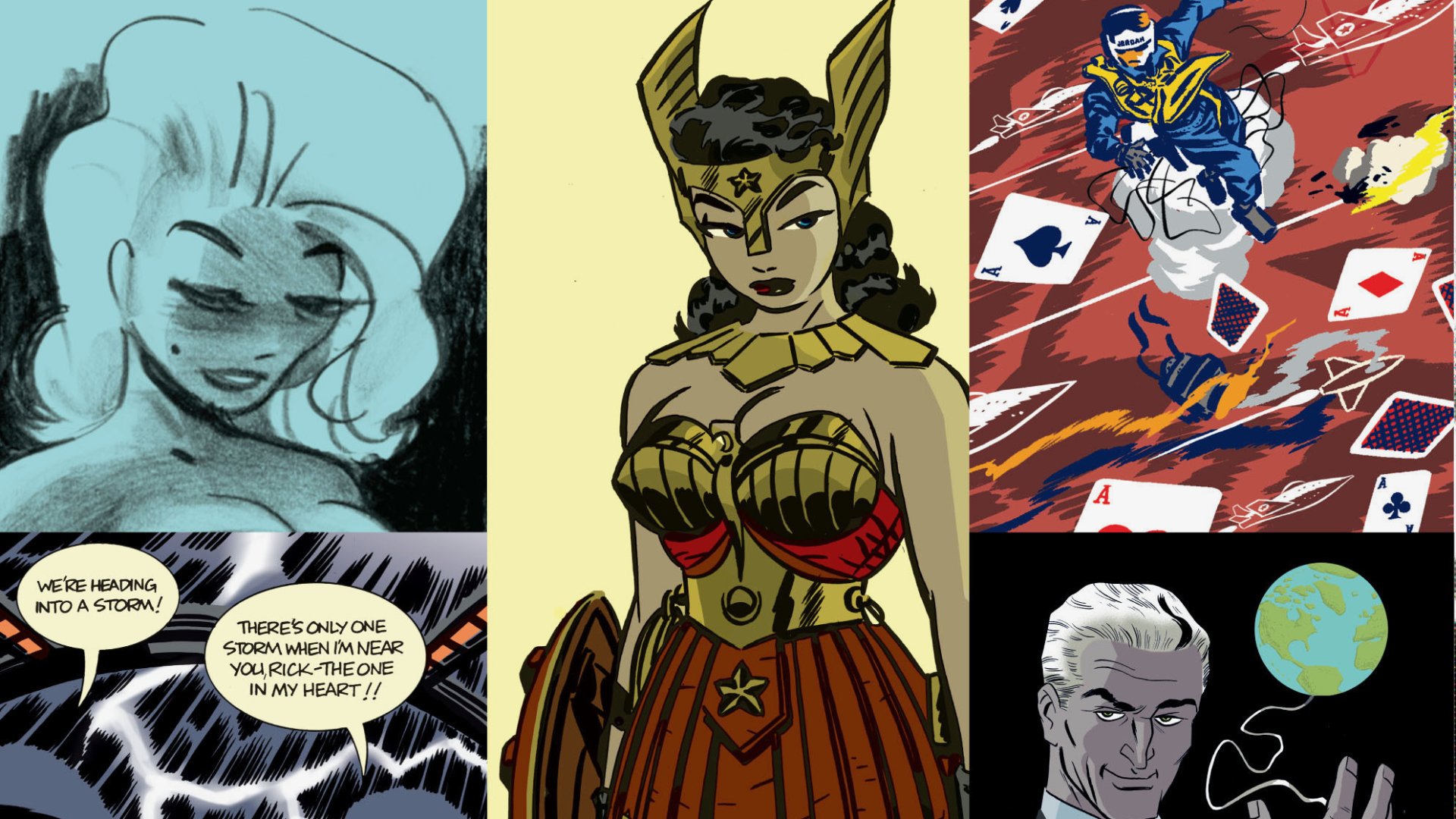 Download Comic DC: The New Frontier HD Wallpaper by Darwyn Cooke