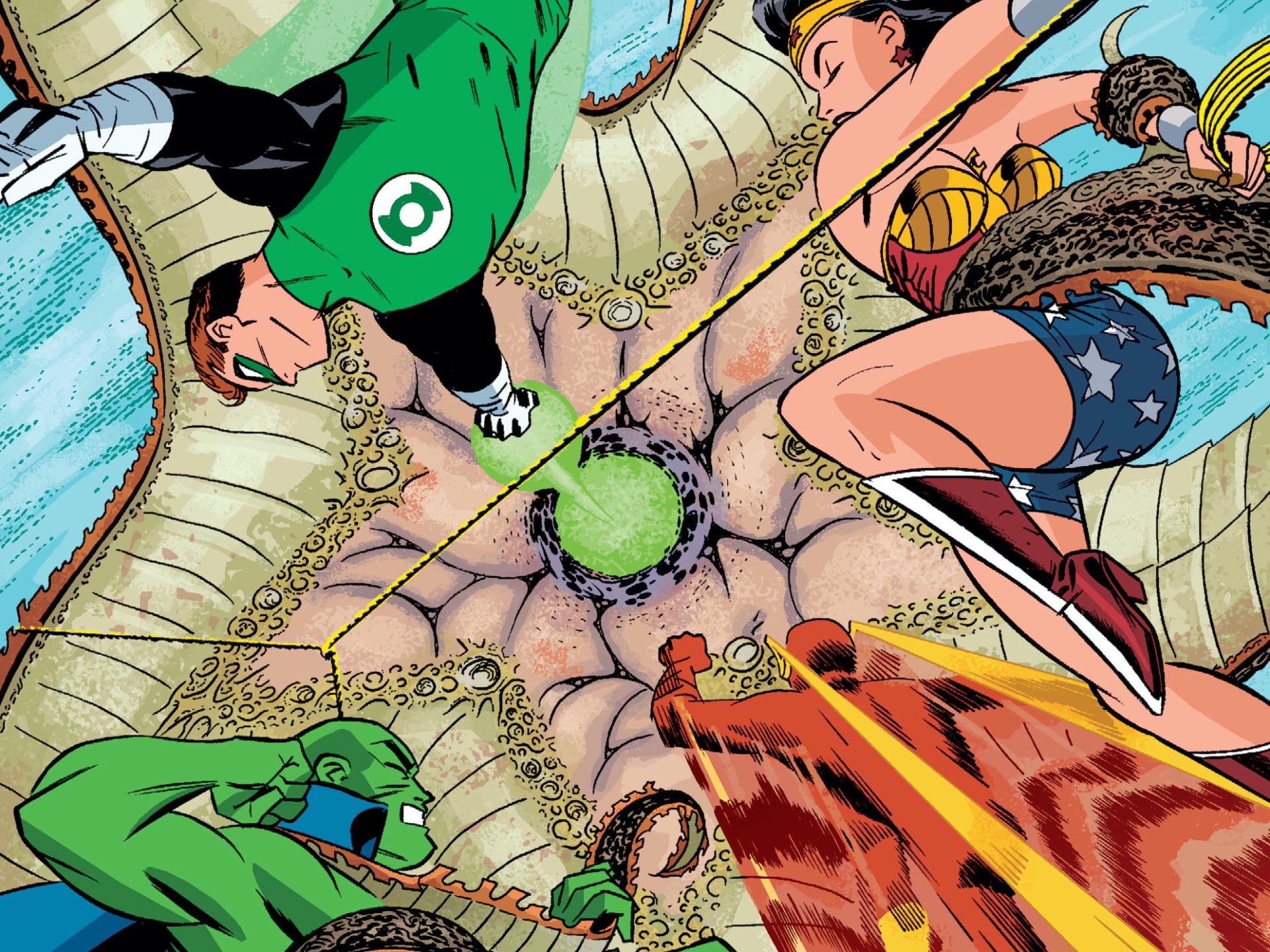 Download Comic DC: The New Frontier HD Wallpaper by Darwyn Cooke