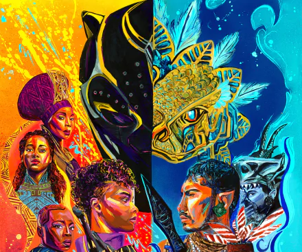 movie Black Panther: Wakanda Forever HD Desktop Wallpaper | Background Image