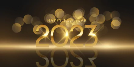 Happy New Year holiday New Year 2023 HD Desktop Wallpaper | Background Image