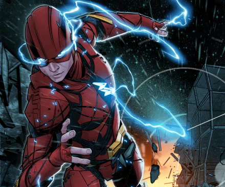 Comic Flash HD Desktop Wallpaper | Background Image