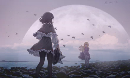 Anime Touhou HD Desktop Wallpaper | Background Image