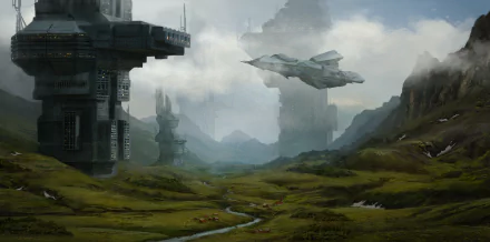 Sci Fi landscape HD Desktop Wallpaper | Background Image