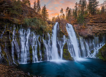 nature waterfall HD Desktop Wallpaper | Background Image