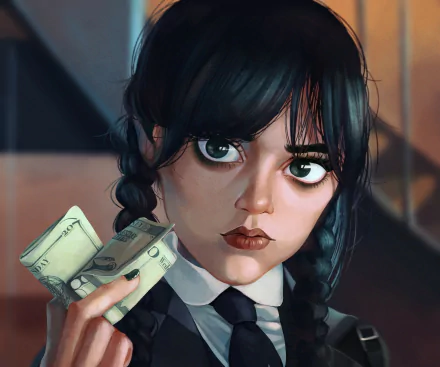 Wednesday Addams TV Show wednesday HD Desktop Wallpaper | Background Image