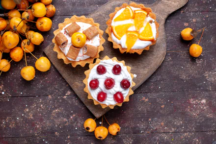tartlet food dessert HD Desktop Wallpaper | Background Image