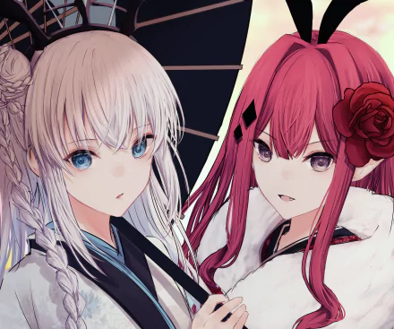  Yousei-kishi Tristan &amp; Morgan le Fay by Yagi5Art